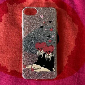 ♡ Valfre Heart Heads Glitter Phone Case ♡